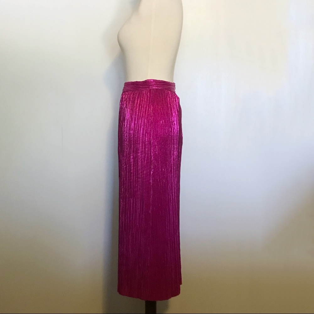 For Love & Lemons Marion Iridescent Midi Skirt - Picture 10 of 15